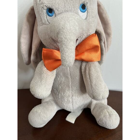 Disney Babies Dumbo Elephant Plush Disney Parks Stuffed Animal 10” With Ribbon - Picture 3 of 7
